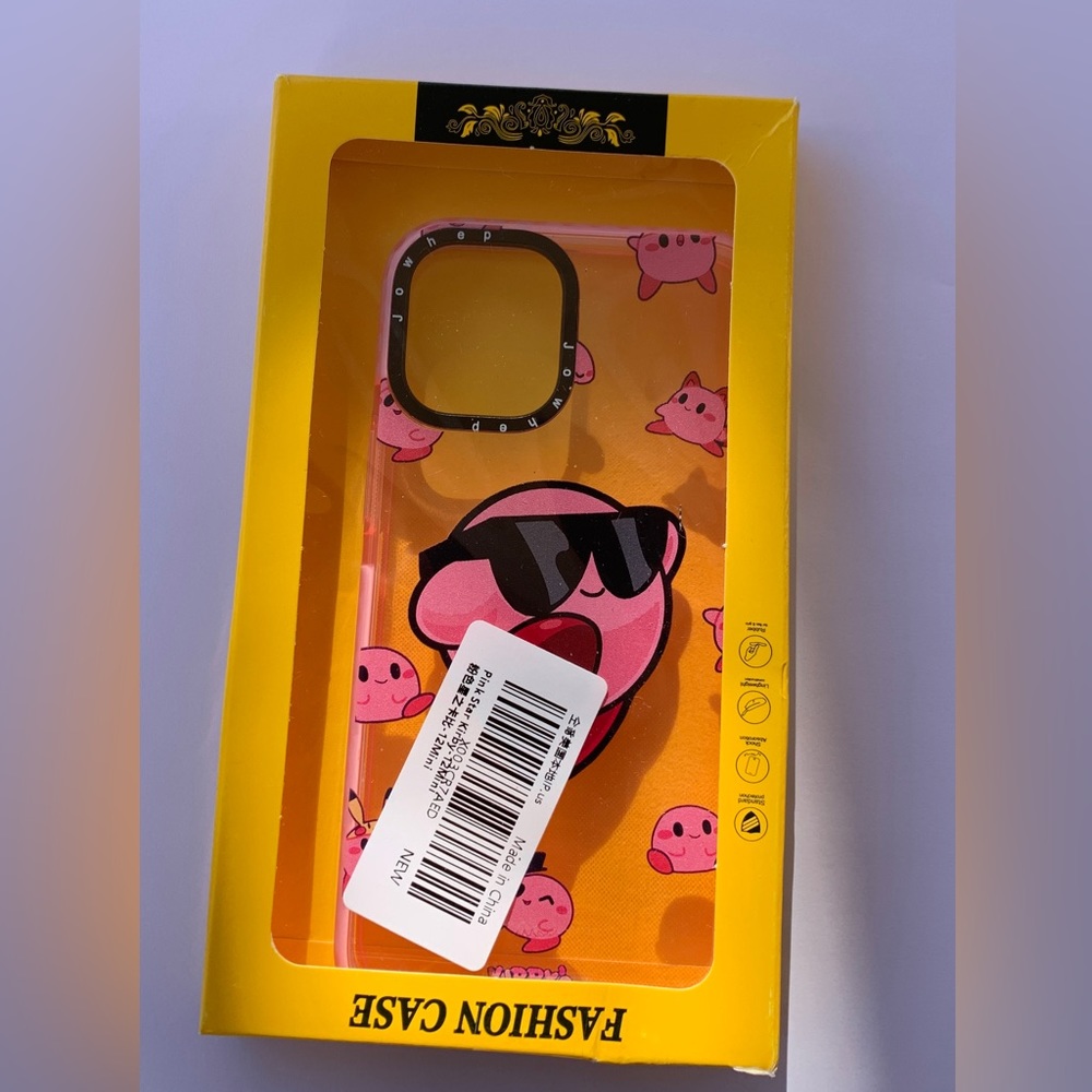 Pink Star Kirby iPhone Case